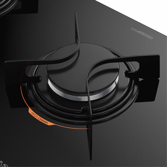 Cooktop Atlas UTOP 5 bocas com mesa de vidro preto bivolt