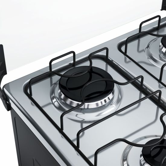 Fogão Dako Supreme 4 bocas com acendimento automático mesa de inox bivolt Branco