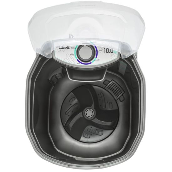 Tanquinho lavadora Libell 10 kilos semiautomática com lavagem por turbilhonamento 127V Prata