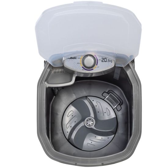 Tanquinho lavadora Libell 20 kilos semiautomática com lavagem por turbilhonamento 127V Prata