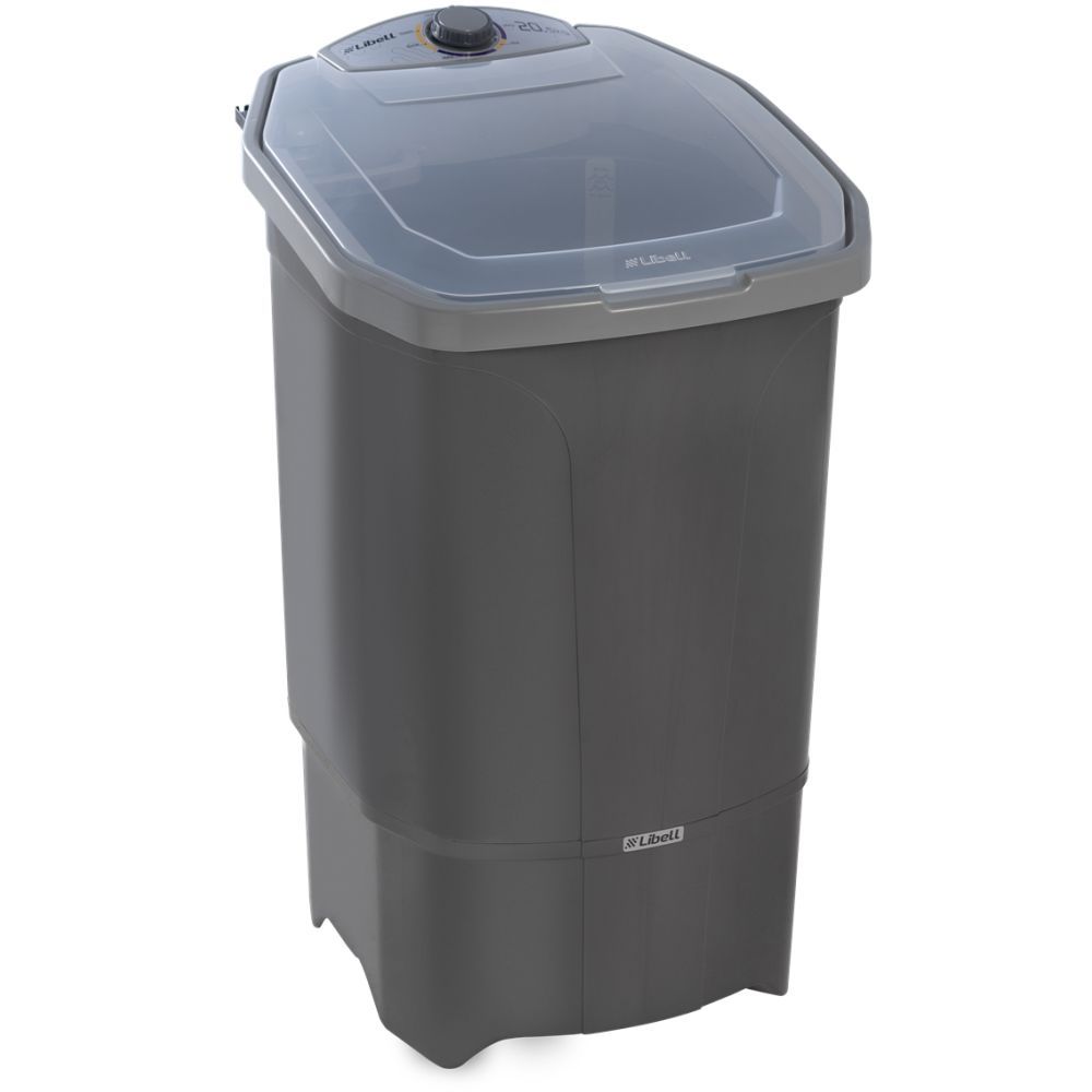 Tanquinho lavadora Libell 20 kilos semiautomática com lavagem por turbilhonamento 127V Prata