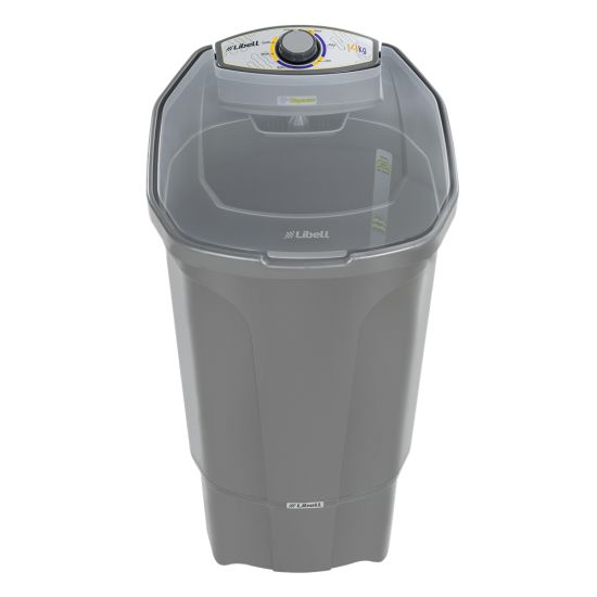 Tanquinho lavadora Libell 14 kilos semiautomática com lavagem por turbilhonamento 127V Prata